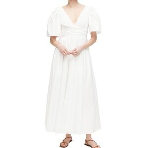 $485 New Rhode White Margot Cotton Dress Sz 6